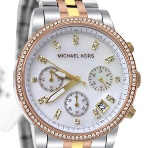 Tri color Michael Kors Watch